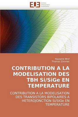 Cover of Contribution a la Modelisation Des Tbh Si/Sige En Temperature