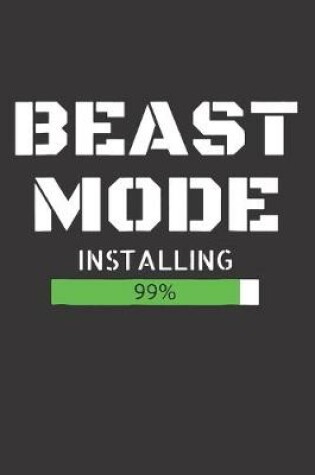 Cover of Notebook for Gym Fitness Exercise Trainer Coach bodybuilder beast mode