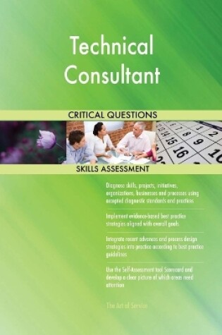 Cover of Technical Consultant Critical Questions Skills Assessment