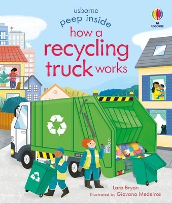 Book cover for Peep Inside How a Recycling Truck Works