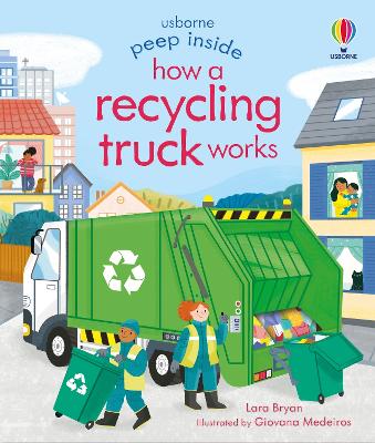 Cover of Peep Inside How a Recycling Truck Works
