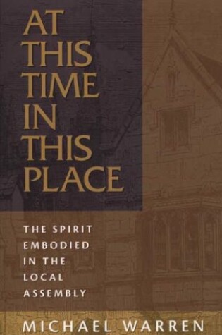 Cover of At This Time, in This Place