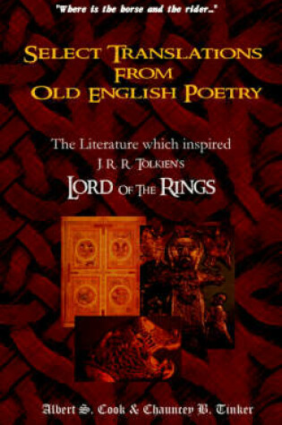 Cover of Select Translations from Old English Poetry