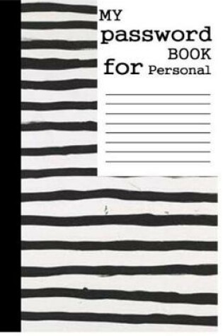 Cover of My Password Book for Personal