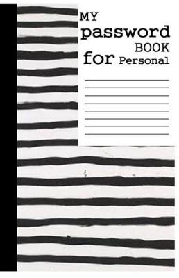 Book cover for My Password Book for Personal