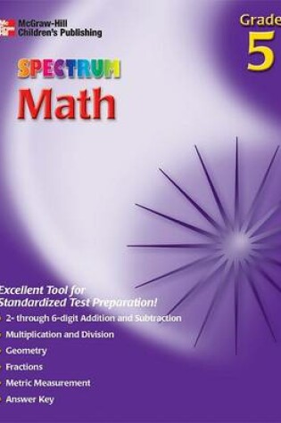 Cover of Spectrum Math Wkbk 5