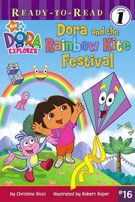 Book cover for Dora and the Rainbow Kite Festival