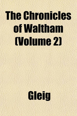 Book cover for The Chronicles of Waltham (Volume 2)