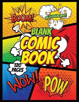Book cover for Blank Comics Book Draw Your Own Comics