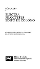 Book cover for Electra - Filoctetes / Edipo En Colono