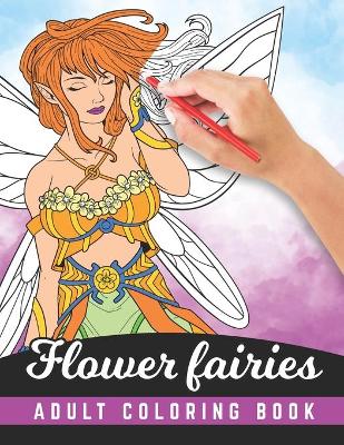 Book cover for Flower Fairies - Adult Coloring Book