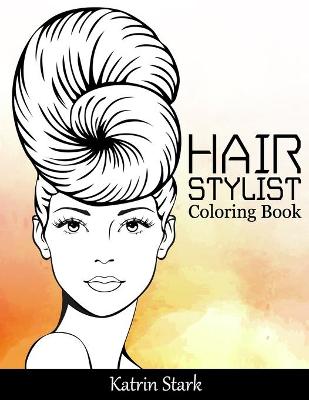 Book cover for Hair Stylist Coloring Book