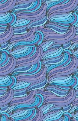 Cover of Journal Notebook Abstract Waves Blues