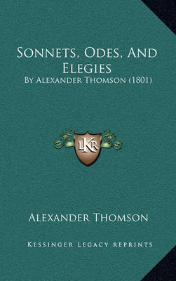 Book cover for Sonnets, Odes, and Elegies