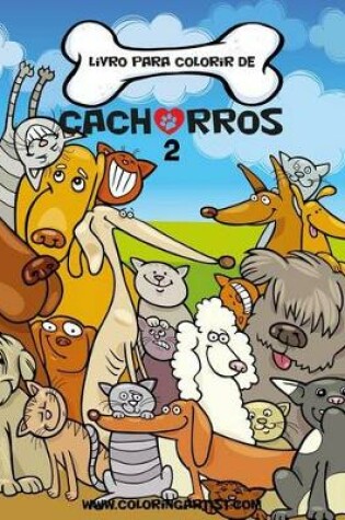 Cover of Livro para Colorir de Cachorros 2