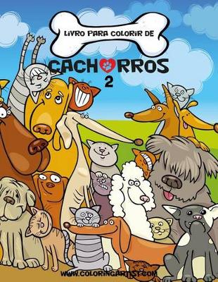 Cover of Livro para Colorir de Cachorros 2