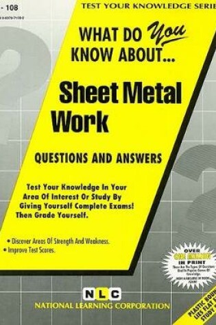 Cover of SHEET METAL WORK