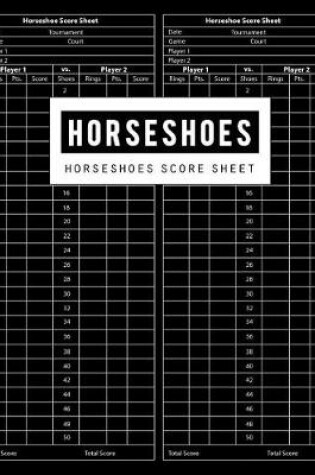 Cover of Horseshoes Score Sheet