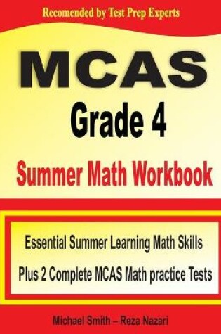 Cover of MCAS Grade 4 Summer Math Workbook