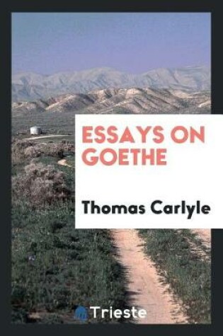 Cover of Essays on Goethe