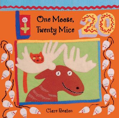 Book cover for One Moose, Twenty Mice