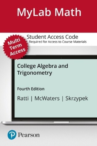 Cover of Mylab Math with Pearson Etext -- 24-Month Standalone Access Card -- For College Algebra and Trigonometry