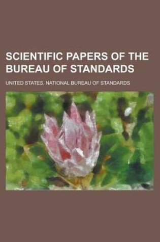 Cover of Scientific Papers of the Bureau of Standards