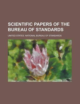 Book cover for Scientific Papers of the Bureau of Standards