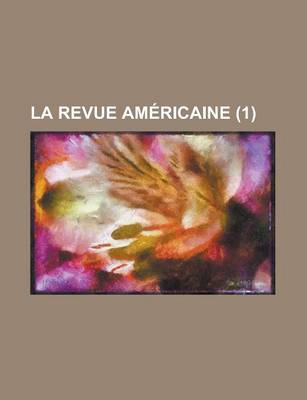 Book cover for La Revue Americaine (1)