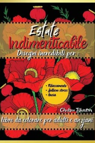 Cover of Estate Indimenticabile Libro da Colorare per Adulti e Anziani