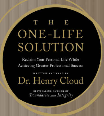 Book cover for The One-Life Solution CD