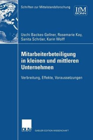 Cover of Mitarbeiterbeteiligung in kleinen und mittleren Unternehmen