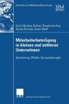 Book cover for Mitarbeiterbeteiligung in kleinen und mittleren Unternehmen