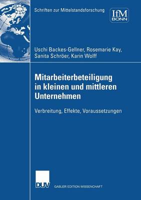 Cover of Mitarbeiterbeteiligung in kleinen und mittleren Unternehmen