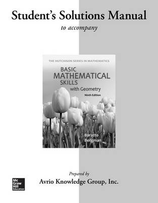 Book cover for Student Solutions for Manual Basic Math Skills with Geometry