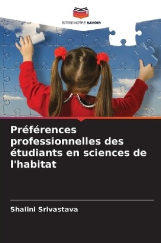 Cover of Préférences professionnelles des étudiants en sciences de l'habitat