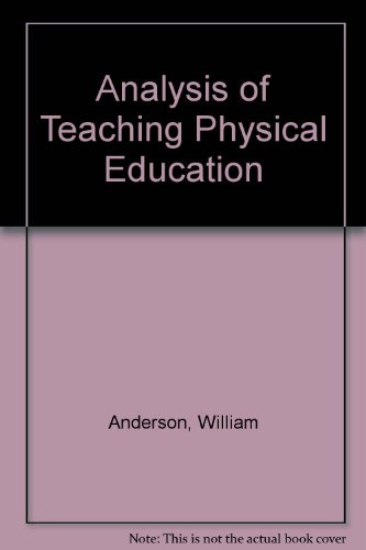 Book cover for Analysis of Teaching Physical Education