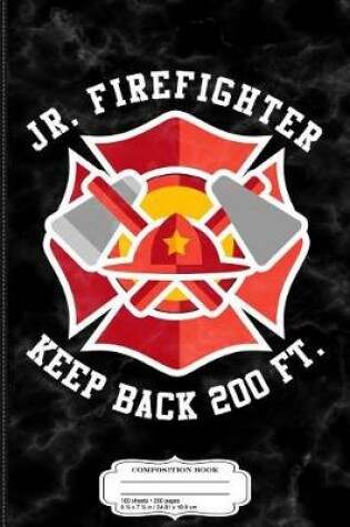 Cover of Kids Jr. Firefighter Fireman Composition Notebook