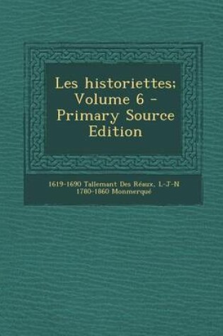 Cover of Les Historiettes; Volume 6