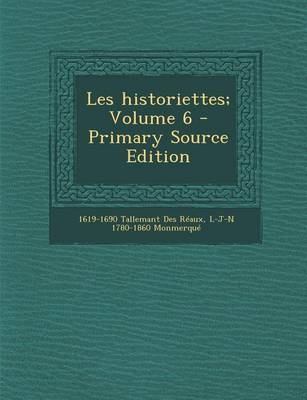 Book cover for Les Historiettes; Volume 6