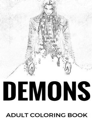 Book cover for Demons Adult Coloring Book