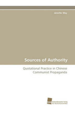 Cover of Sources of Authority
