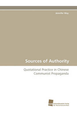 Book cover for Sources of Authority