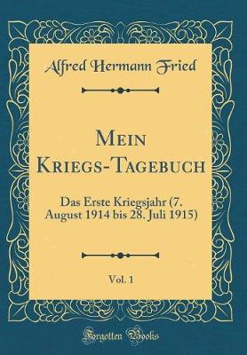 Book cover for Mein Kriegs-Tagebuch, Vol. 1