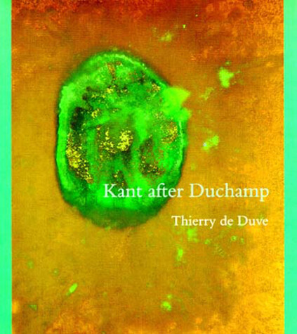 Book cover for Kant after Duchamp