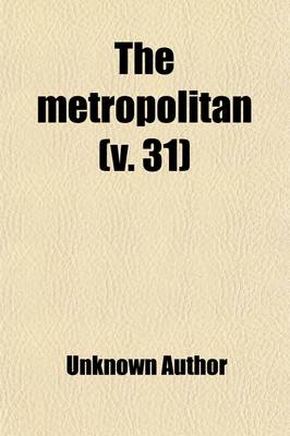 Book cover for The Metropolitan (Volume 31)