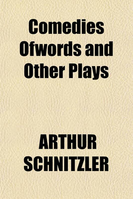 Book cover for Comedies Ofwords and Other Plays