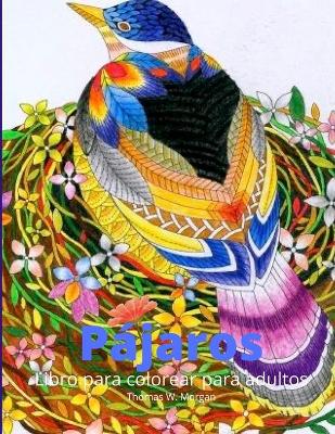 Book cover for P�jaros Libro para colorear para adultos