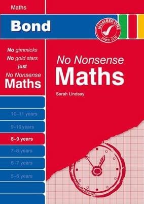 Book cover for Bond No Nonsense Maths: 8-9 Years