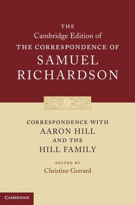 Book cover for Correspondence with Aaron Hill and the Hill Family